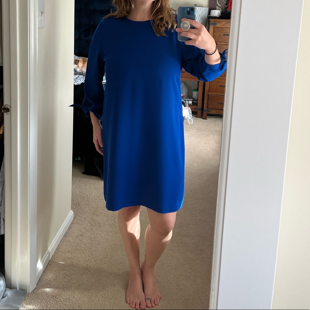 CeCe Royal Blue Dress, freshly dry cleaned